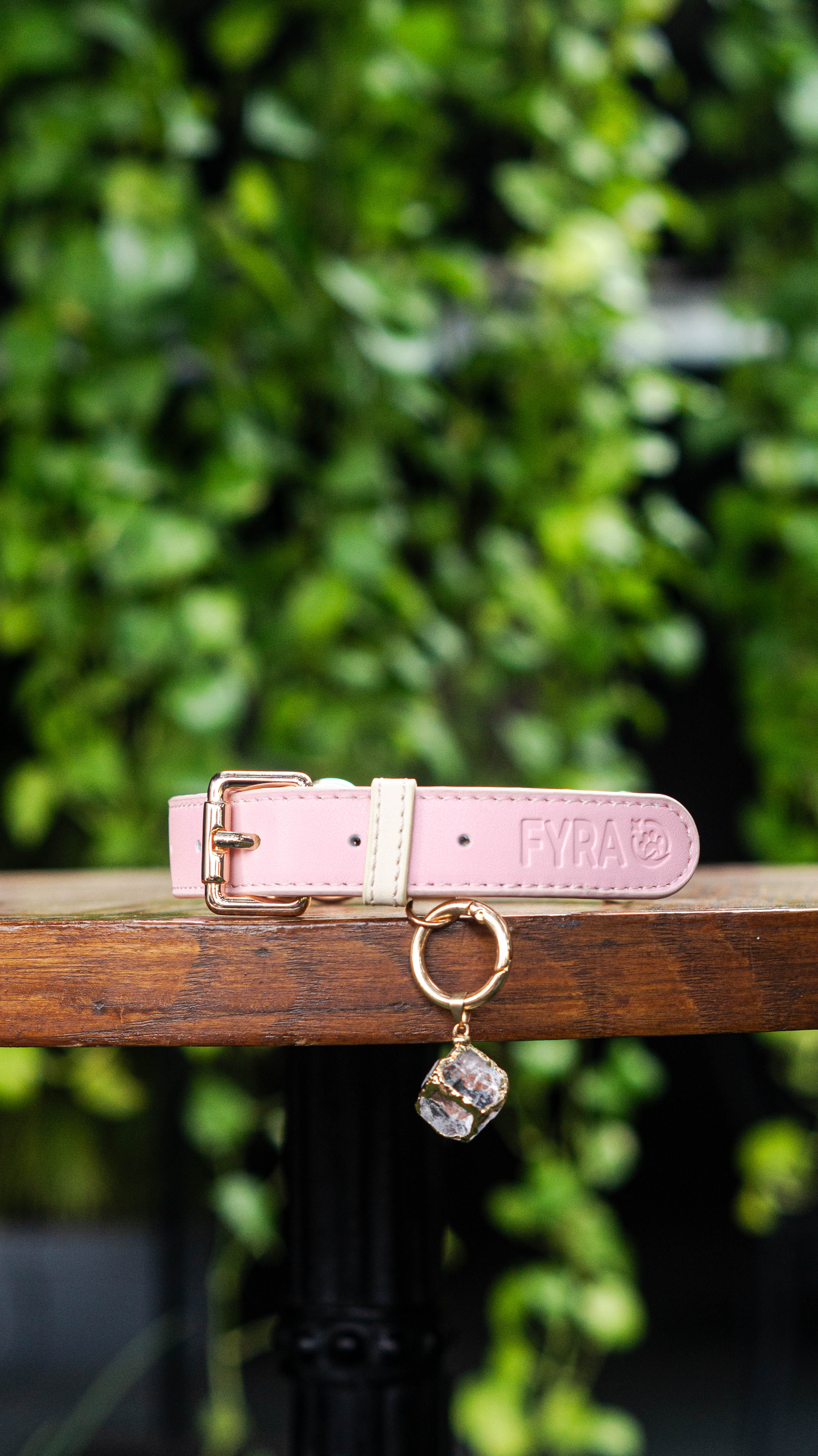 Fyra Paws Healing Collar: Clear Quartz